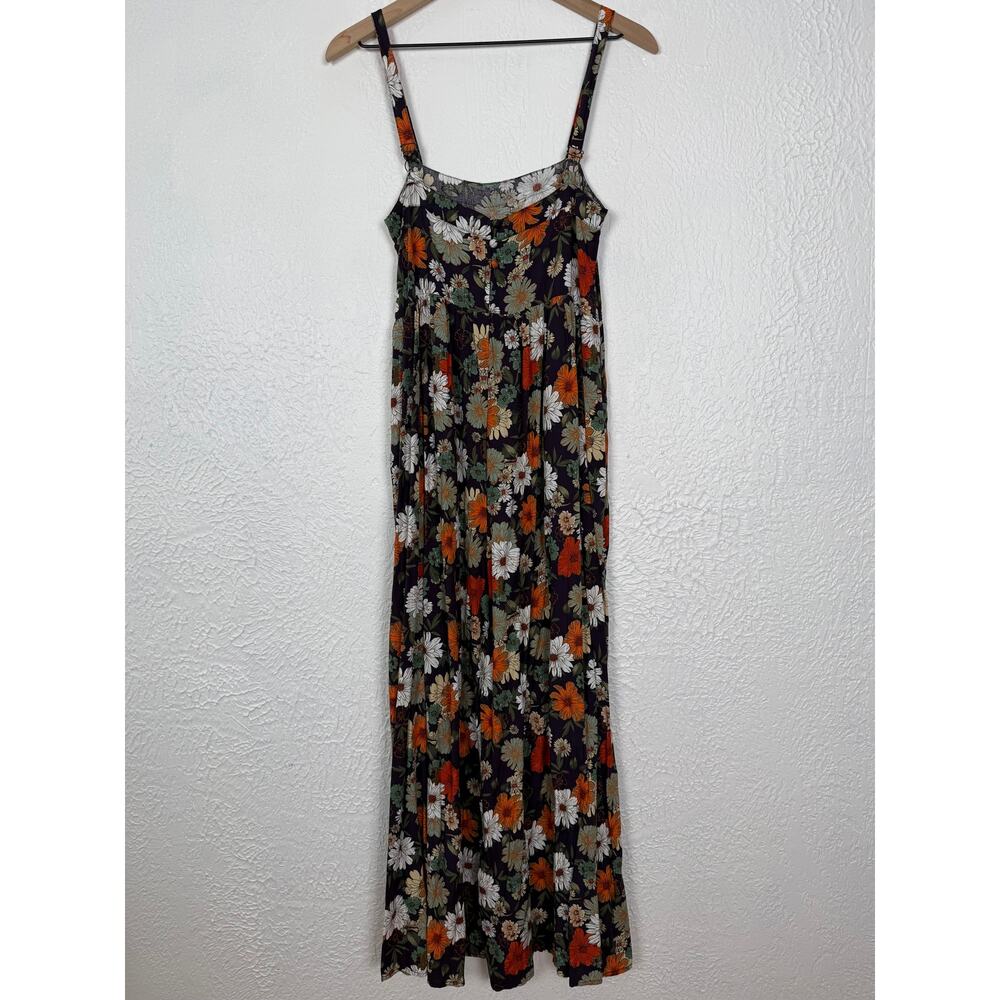 Natural Life Patti Floral Sleeveless Wide Leg Jumpsuit Boho Size XS - Picture 3 of 6